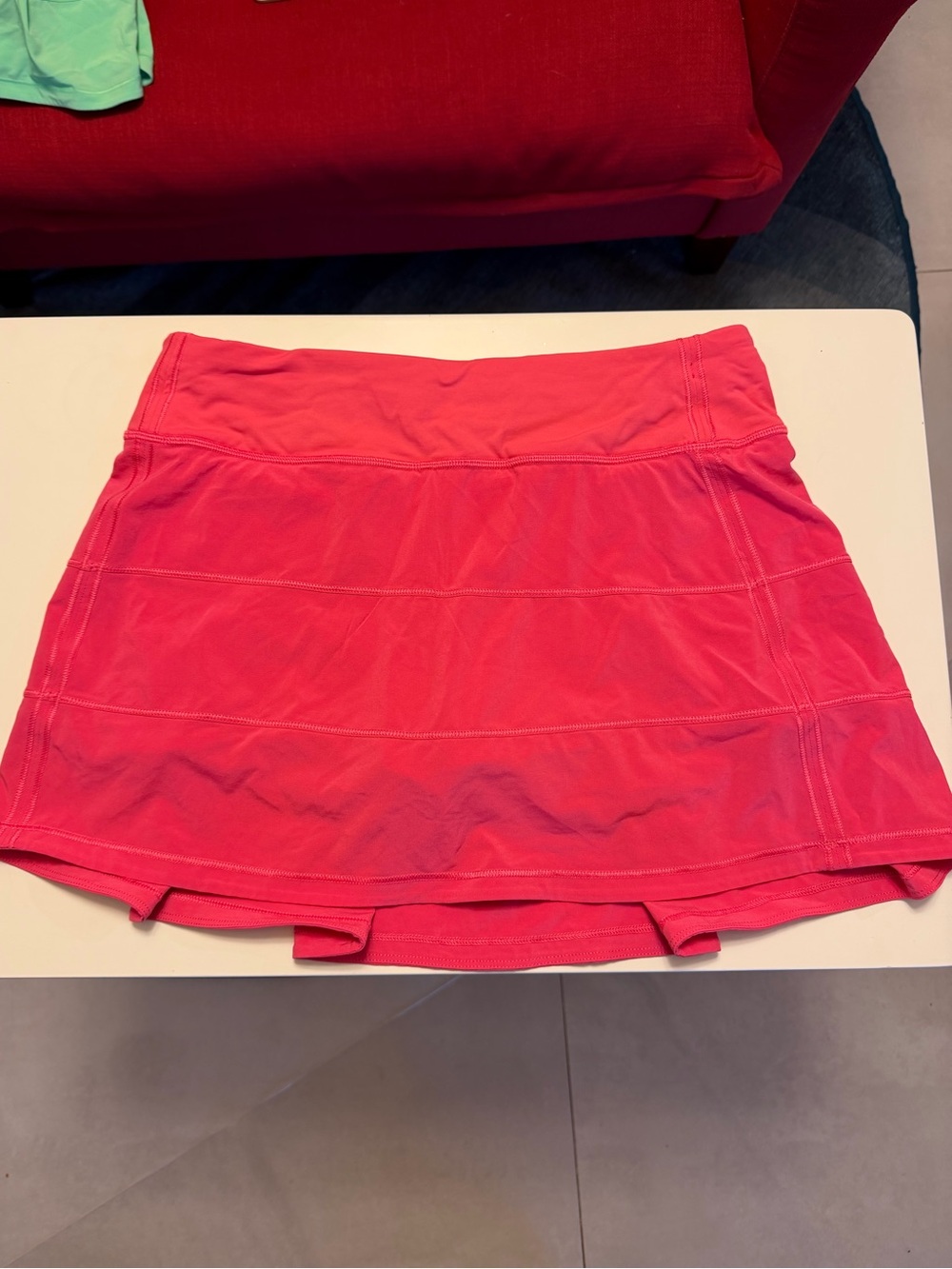 lululemon athletica Coral Pink Athletic Skort